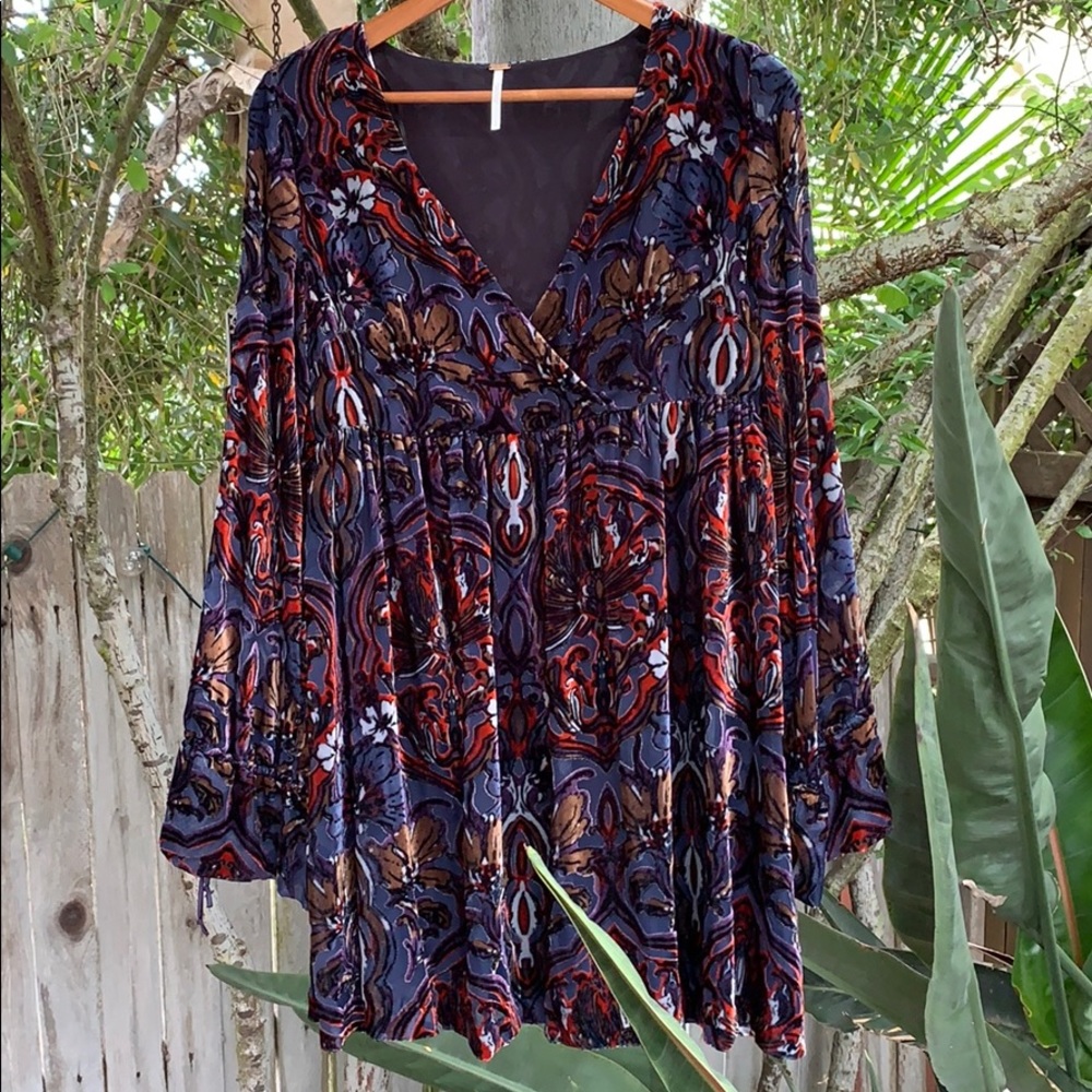 Velvet Burnout Free People Dress